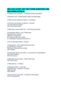 NSG 6420 LATEST 2026 TEST PAPER QUESTIONS AND SOLUTIONS RATED 