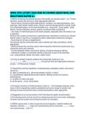 IBWA CPO LATEST 2026 END OF COURSE QUESTIONS AND SOLUTIONS RATED