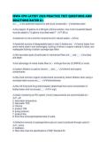 IBWA CPO LATEST 2026 PRACTICE TEST QUESTIONS AND SOLUTIONS RATED