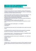 IBWA CPO LATEST 2026 COMPREHENSIVE EXAM QUESTIONS AND SOLUTIONS RATED