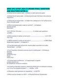 IBWA CPO LATEST 2026 STANDARD FINALS QUESTIONS AND SOLUTIONS RATED