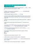 IBWA CPO LATEST 2026 EXAM QUESTIONS AND SOLUTIONS RATED