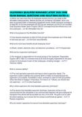 CALIFORNIA QUALIFIED MANAGER LATEST 2026 CORE EXAM MANUAL QUESTIONS AND SOLUTIO