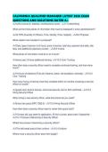 CALIFORNIA QUALIFIED MANAGER LATEST 2026 EXAN QUESTIONS AND SOLUTIONS RATED