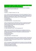 PARAMEDIC FISDAP LATEST 2026 STANDARD FINAL EXAM QUESTIONS AND SOLUTIONS RATED