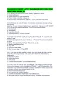 PARAMEDIC FISDAP LATEST 2026 EXAM QUESTIONS AND SOLUTIONS RATED 