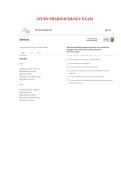 NGN ATI RN Pharmacology Proctored Exam 2023-26 &vert; 70 Verified Q&A Actual Exam