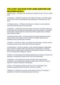 CTRI LATEST 2026 EXAM STUDY GUIDE QUESTIONS AND SOLUTIONS RATED