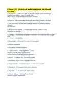 CTRI LATEST 2026 EXAM QUESTIONS AND SOLUTIONS RATED