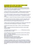 CALIFORNIA RPF LATEST 2026 MAIN FINALS EXAM QUESTIONS AND SOLUTIONS RATED