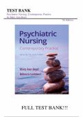 Test Bank For Psychiatric Nursing Contemporary Practice 7th Edition by Mary Ann Boyd&comma; Rebecca Luebbert 9781975161187 Chapter 1-43 Complete Guide&period;A&plus;