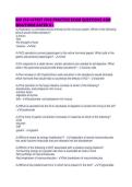 BIO 256 LATEST 2026 PRACTICE EXAM QUESTIONS AND SOLUTIONS RATED