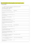 ITM 375 UPDATED ACTUAL Questions And Correct Answers 
