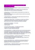 BODY ART LATEST 2026 EXAM QUESTIONS AND SOLUTIONS RATED 