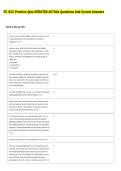 PC 832 Practice Quiz UPDATED ACTUAL Questions And Correct Answers 