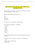 HEED 300 Final Exam Questions with Verified Answers  &lpar;Guaranteed Success&rpar; 