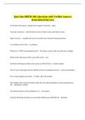 Quiz One HEED 300- Questions with Verified Answers  &lpar;Guaranteed Success&rpar; 