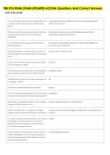 ITM 375 FINAL EXAM UPDATED ACTUAL Questions And Correct Answers 