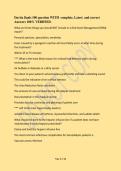 Davita finals 100 question WITH complete&comma; Latest and correct  Answers 100&percnt; VERIFIED&period;