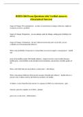HEED 300 Exam Questions with Verified Answers  &lpar;Guaranteed Success&rpar;