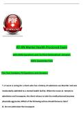 ATI RN Mental Health Proctored Exam&colon; NGN Questions with Detailed Answers and Rationales
