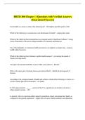 HEED 300 Chapter 1 Questions with Verified Answers  &lpar;Guaranteed Success&rpar;