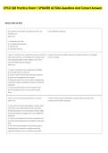 CPCU 520 Practice Exam 1 UPDATED ACTUAL Questions And Correct Answers 