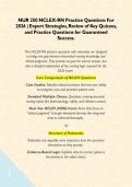 NCLEX-RN &lpar;WITH NGN&rpar; 2025-2026 EXIT EXAM BUNDLED QUESTION WITH CORRECT ANSWERS & EXPERT CERTIFIED RATIONALES