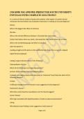 &lpar;NSG6998&rpar; NSG 6998 PRE-PREDICTOR SOUTH UNIVERSITY  FNP EXAM WITH COMPLETE SOLUTIONS&excl;&excl;
