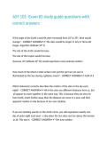 AST 101- Exam -1 study guide questions with correct answers&period;