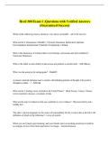 Heed 300 Exam 1 -Questions with Verified Answers  &lpar;Guaranteed Success&rpar;