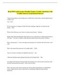 Heed 300 Cardiovascular Health-Chapter 11 Quiz -Questions with  Verified Answers &lpar;Guaranteed Success&rpar; 
