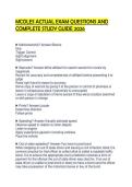 MCOLES ACTUAL EXAM QUESTIONS AND COMPLETE STUDY GUIDE 2026&period;pdf
