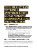 Kansas MPJE 2026&sol;2027 Elite Test Bank & Pharmacy Law Study Guide &vert; Pass First Try