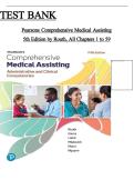 Test Bank &ndash; Pearson&rsquo;s Comprehensive Medical Assisting &lpar;5th Edition&rpar; by Routh&colon; Questions&comma; Answers and Rationales Study Guide