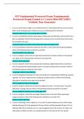 ATI Fundamentals Proctored Exam &lpar;2026&ndash;2027&rpar;&colon; Questions with Answers and Rationales