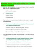 BIO 201 Human Anatomy & Physiology Master Bundle 2026 &vert; All Exams &lpar;1&ndash;4 &plus; Final&rpar; &vert; NAU &plus; GCU &plus; UNCW &plus; Rio Salado &vert; 3500&plus; Practice Questions & Verified Answers &vert; Complete Study Guide