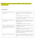 PSB 3002 Exam 2 Review Questions UPDATED ACTUAL Questions And  Correct Answers