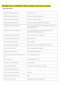 PSB 3002 Exam 2 UPDATED ACTUAL Questions And Correct Answers 