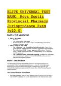 2026&sol;2027 Nova Scotia Pharmacy Jurisprudence Exam Bank - Elite Study Guide & 88-Question Gauntlet &lpar;v10&period;0&rpar; &vert; NSPR & RHPA 