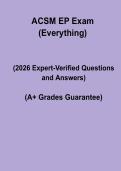 ACSM EP Exam &lpar;Everything&rpar; Comprehensive Study Guide & Prep PDF