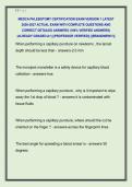 MEDCA PHLEBOTOMY CERTIFICATION EXAM VERSION 1 LATEST  2026-2027 ACTUAL EXAM WITH COMPLETE QUESTIONS AND  CORRECT DETAILED ANSWERS &lpar;100&percnt; VERIFIED ANSWERS&rpar;  &vert;ALREADY GRADED A&plus;&vert; &vert;&vert;PROFESSOR VERIFIED&vert;&vert; &vert;&vert;BRANDNEW&excl;&excl;&excl;&vert;&vert;