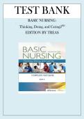 TEST BANK FOR BASIC NURSING Thinking Doing&comma; and Caring&comma; 2nd Edition By Treas