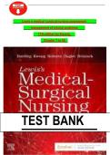 Test Bank &ndash; Lewis&rsquo;s Medical-Surgical Nursing&colon; Assessment and Management of Clinical Problems &lpar;11th Edition&rpar; by Kwong&colon; Questions&comma; Answers and Rationales Study Guide