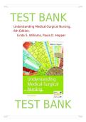 Test Bank &mdash; Understanding Medical-Surgical Nursing &vert; Williams & Hopper &vert; 6th Edition &vert; Complete All Chapters &vert; Verified Q&A