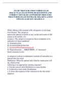 ATI RN Medical-Surgical Proctored Exam &lpar;2026&ndash;2027&rpar;&colon; 200 Questions with Detailed Answers and Rationales