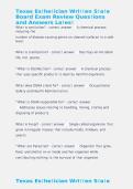 Texas Esthetician State Board Written Exam Questions and Answers &vert; Study Guide