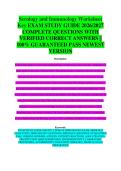 Serology & Immunology Worksheet Key 2026 &vert; Answers & Study Guide Description&colon; Worksheet answers and explanations for immunology and serology topics&period; Keywords&colon; serology worksheet&comma; immunology answers&comma; study guide&comma; exam prep