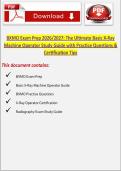 BXMO Exam Prep 2026&ndash;2027 &vert; Ultimate Basic X-Ray Machine Operator Study Guide with Practice Questions & Certification Tips
