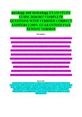 Serology & Toxicology Study Guide 2026 &vert; Exam Preparation Material Description&colon; Study guide covering serology and toxicology concepts for exam readiness&period; Keywords&colon; serology&comma; toxicology&comma; study guide&comma; medical exam prep